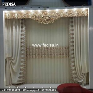 Sheer Panels Rose Gold Curtains Dark Green Curtains
