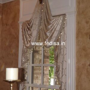 Curtains For Arched Windows Drapery Fabric Roman Curtains