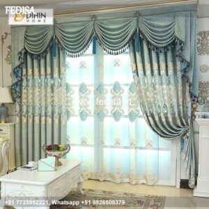 Window Cotton Design Burlap Curtains Kids Blackout Curtains