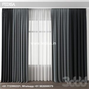 Bedroom Parde Design Drapery Fabric Roman Curtains