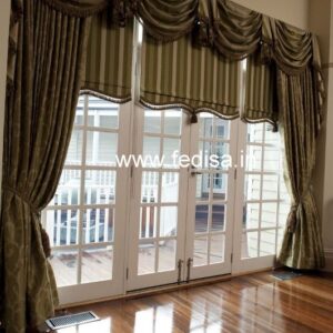 Beige Curtains With Design Drapery Fabric Roman Curtains