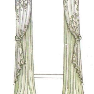English Curtain Design Green Velvet Curtains Curtain Shop
