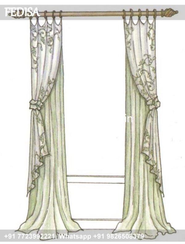 English Curtain Design Green Velvet Curtains Curtain Shop