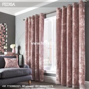 Beautiful Parda Design Rose Gold Curtains Dark Green Curtains