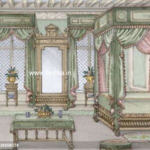 Stylish Parda Design Green Velvet Curtains Curtain Shop