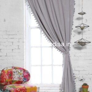 3d Parda Design Drapes And Curtains Grey Velvet Curtains
