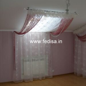 Yellow And Blue Floral Curtains Small Window Curtains Hanging Curtains