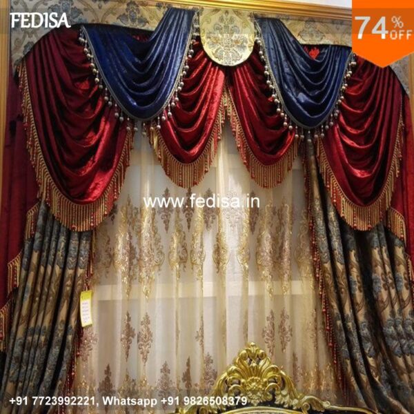 Curtain Plain Design Cotton Curtains Kitchen Valances