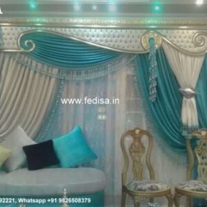 Window Parda Stand Design Drapery Fabric Roman Curtains