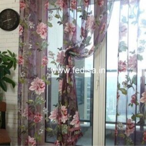 Vintage Floral Drapes Cotton Curtains Kitchen Valances