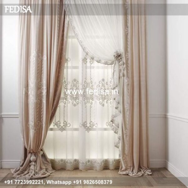 Parda Design Simple Light Grey Curtains Window Curtains Online