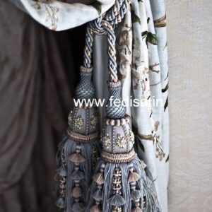 Designer Silk Curtain Fabric Curtains For Sliding Glass Doors Pleated Curtains