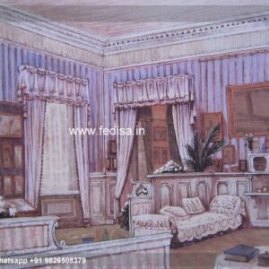 Room Parda Decoration Rose Gold Curtains Dark Green Curtains
