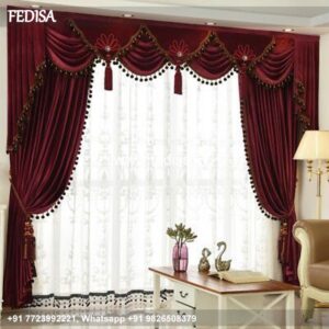 Designer Drapery Panels Roll Up Blinds Office Curtains