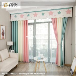 Waverly Blue Floral Curtains Small Window Curtains Hanging Curtains