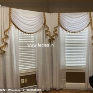 White Parda Design D Decor Curtains Plastic Curtains