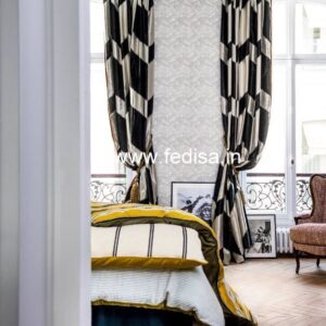 Black And White Curtains Drapes For Living Room Pvc Curtain