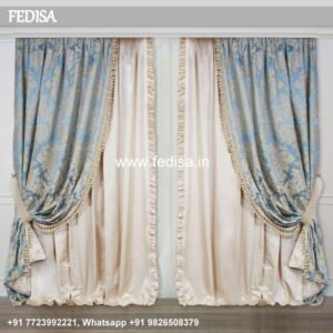 Dupioni Silk Drapes Bohemian Curtains Pom Pom Curtains