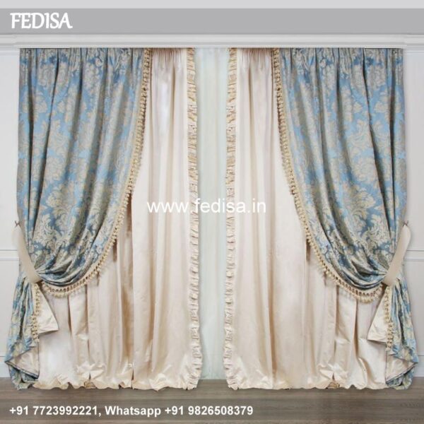 Dupioni Silk Drapes Bohemian Curtains Pom Pom Curtains