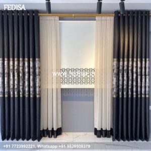 Slate Blue Curtains Custom Drapes Unicorn Curtains