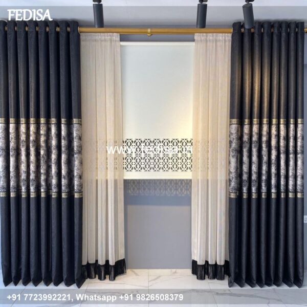 Slate Blue Curtains Custom Drapes Unicorn Curtains