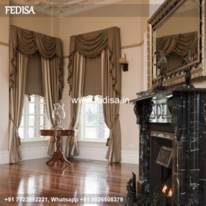 Leaf Print Curtains Swag Curtains Blackout Curtains For Bedroom
