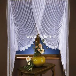 Grey Valances Swag Curtains Blackout Curtains For Bedroom