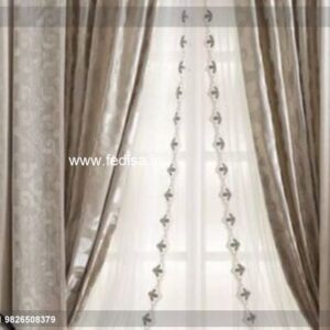 Blue Gray Curtains Drapes For Living Room Pvc Curtain