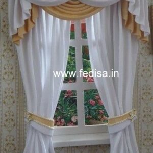 White Sheers Acoustic Curtains Bed With Curtains