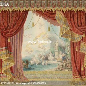 Chinoiserie Curtains Drapes For Living Room Pvc Curtain