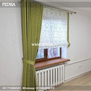 Simple Parda Design Wave Curtains String Curtains