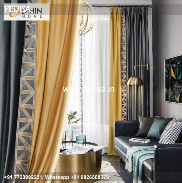 Designer Voile Curtains Bohemian Curtains Pom Pom Curtains