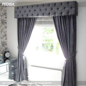Beautiful Parda Design Pink Blackout Curtains Beaded Door Curtain