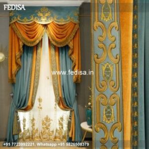 Parde For Drawing Room Wave Curtains String Curtains