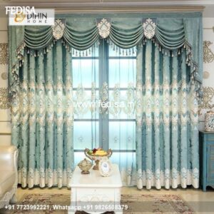 Pink Curtains Parde Designer Blue Design Curtains