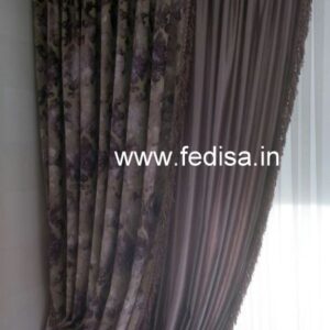 Brown Curtains Home Decoration Parda Sala Curtain Design